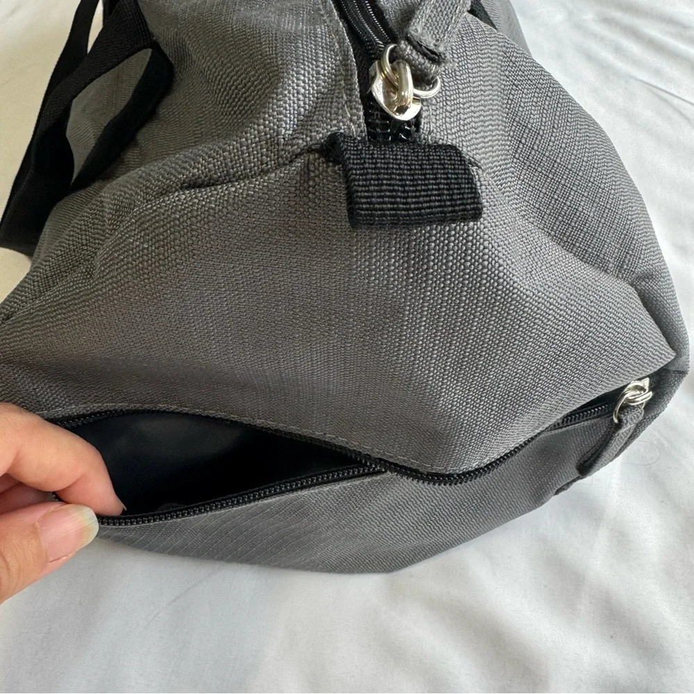 Light Grey Duffle Weekender / Gym / Sport Bag BLOOMINGDALES